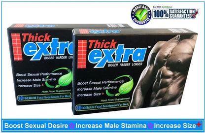 EXTRA THICK-PENIS ENLARGEMENT PILLS,BIGGER, LONGER & THICKER PENIS-60 CAPSULES
