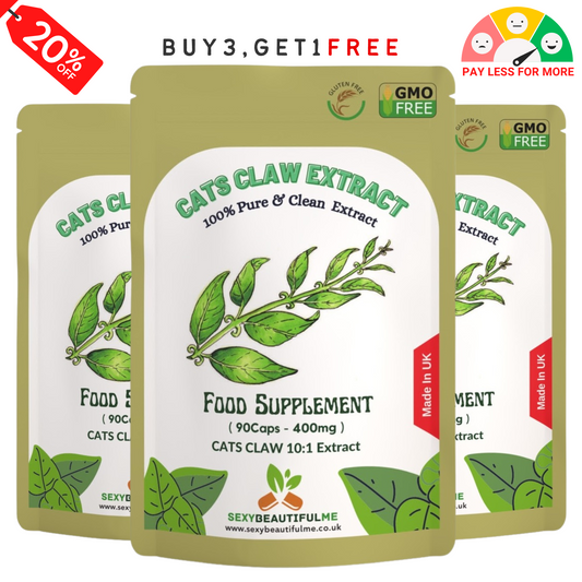 Cats Claw 4000mg Capsules – Vegan, Supports Immunity & Muscle Relaxation