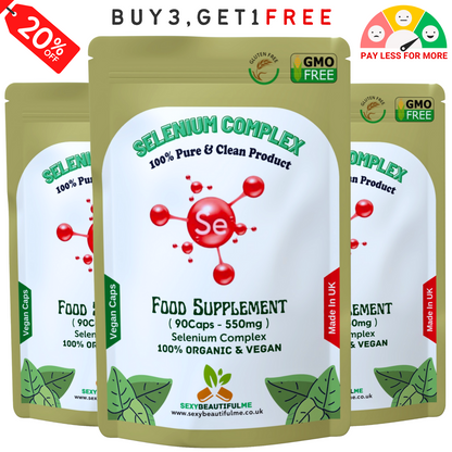 Selenium Complex 500mg – High Strength Antioxidant Vitamin – Hair, Skin & Immune