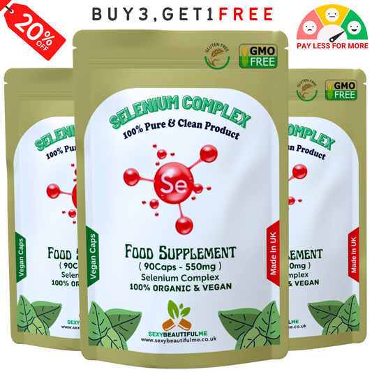 Selenium Complex 500mg – High Strength Antioxidant Vitamin – Hair, Skin & Immune