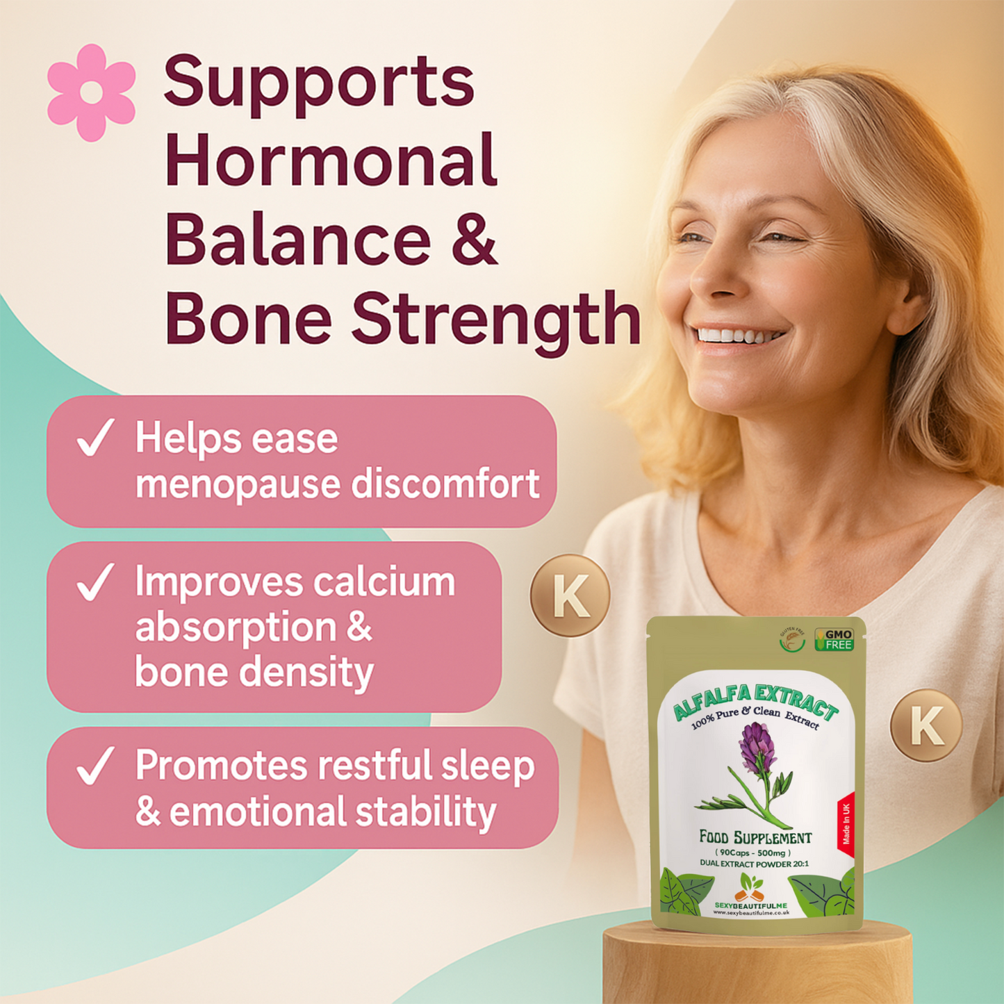 Alfalfa Extract Capsules 500mg-Vegan Caps-Help With Cholesterol &Blood Sugar