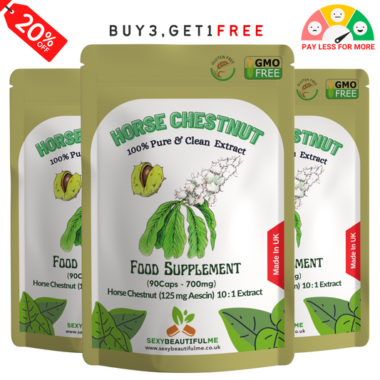 Horse Chestnut Extract Capsules 7000mg ( 125mg Aescin ) Anti-Inflammatory