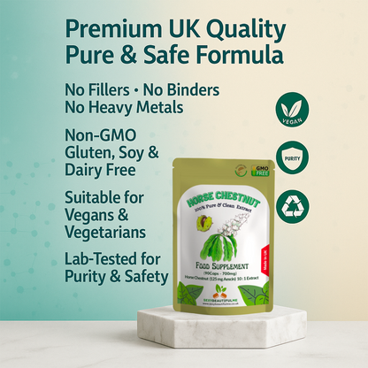 Horse Chestnut Extract Capsules 7000mg ( 125mg Aescin ) Anti-Inflammatory