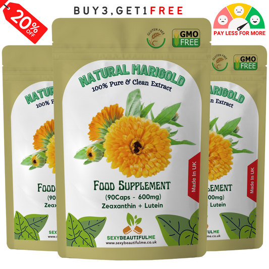 Lutein Capsules 600mg-Meso Zeaxanth 30mg-Marigold Extract-Eye& Vision Supplement