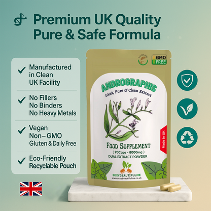 Andrographis 8000mg Organic Capsules High Strength Extract, Improving Immunity