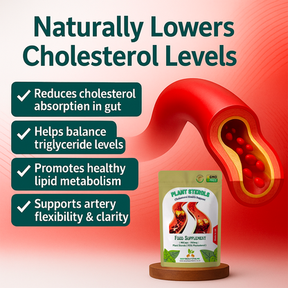 Plant Sterols Capsules 700mg (95% Phytosterol)-Lower Cholesterol & Heart Support