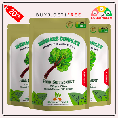 Rhubarb Complex Capsule 5000mg-Help Digestion Health & Weight Control Management