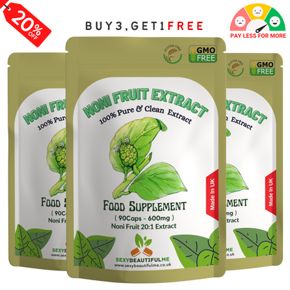 Noni Fruit Extract Capsules 12,000mg–Joint Health, Endurance&Immunity-100%Vegan