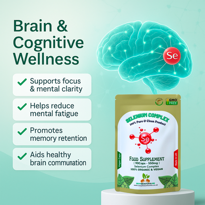 Selenium Complex 500mg – High Strength Antioxidant Vitamin – Hair, Skin & Immune