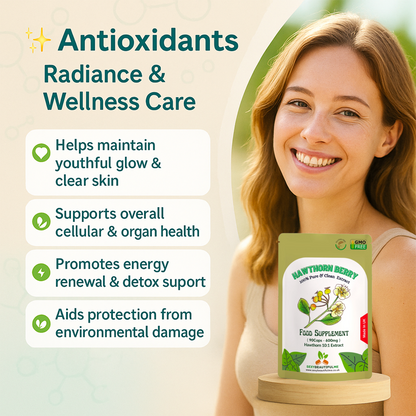 Hawthorn Berry Extract Capsules 6000mg-Veg Cap-Antioxidants, Cholesterol Support