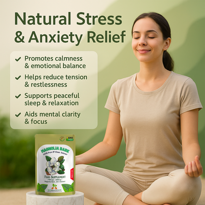 Magnolia Bark 12,000mg Capsules – Digestion Support & Weight Management, Vegan
