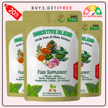 Digestive Complex 6000mg–Stomach Cramp&Bloating Relief–Digestive Health Capsules