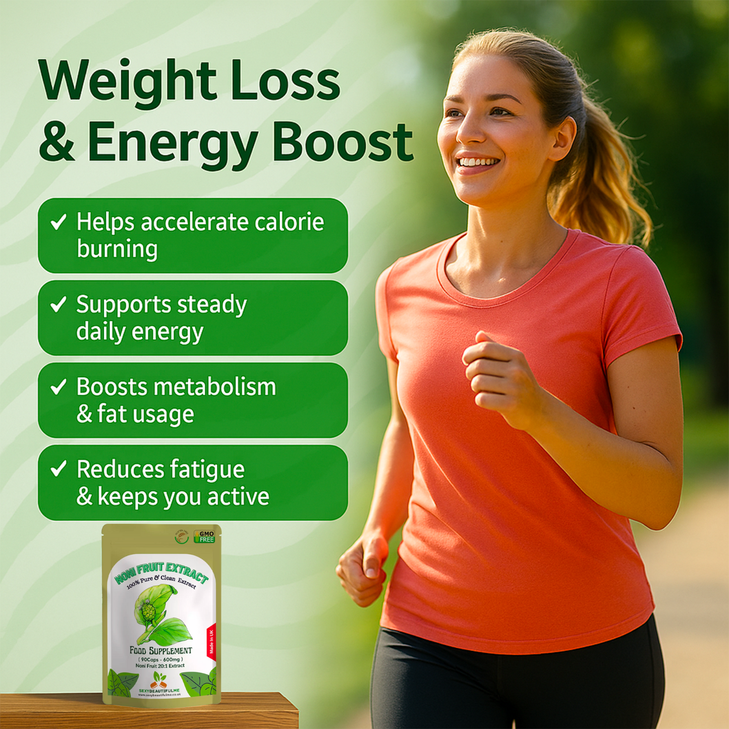 Noni Fruit Extract Capsules 12,000mg–Joint Health, Endurance&Immunity-100%Vegan