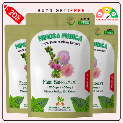 Mimosa Pudica Seed Caps 4000mg (400mg 10:1 Extract) – Gut Health & Natural Detox