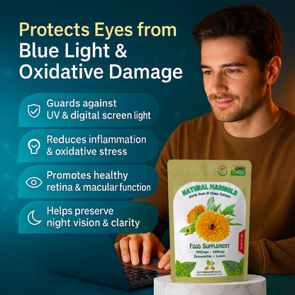 Lutein Capsules 600mg-Meso Zeaxanth 30mg-Marigold Extract-Eye& Vision Supplement