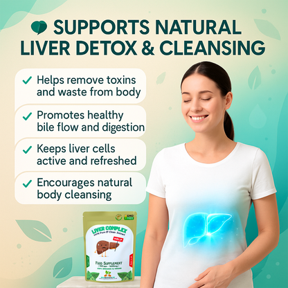 Liver Health Complex Caps 1600mg-Liver Detox, Fatty Liver Support-Vegan Product