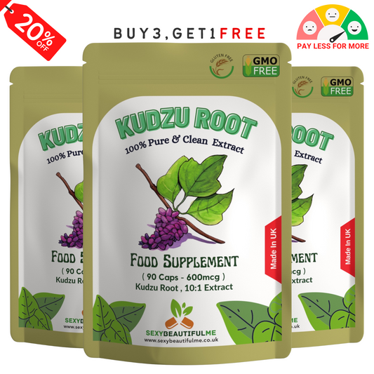 KUDZU Extract Capsules 6000mg Help With HANGOVER, NICOTINE&ALCOHOL CRAVINGS
