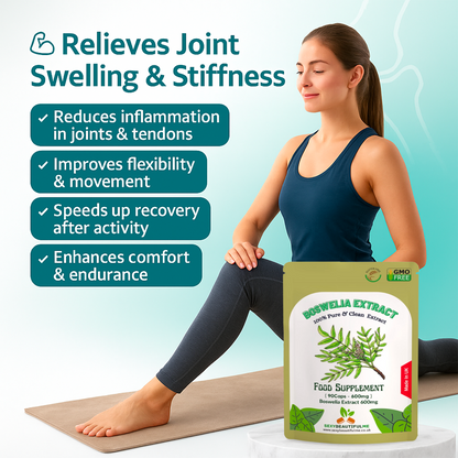 Boswelia Serrata Capsules 6000mg Pure & 100% Natural STRONGEST JOINT SUPPORT