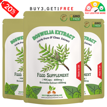 Boswelia Serrata Capsules 6000mg Pure & 100% Natural STRONGEST JOINT SUPPORT