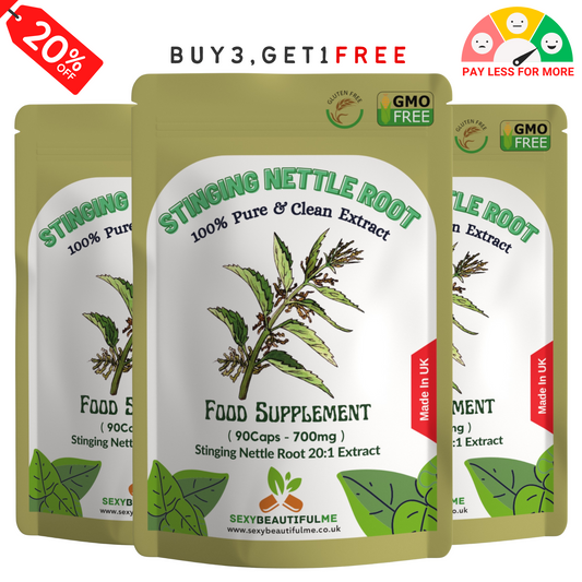 Stinging Nettle Root Extract Capsules 14,000 mg-Genuine•Strong•Vegan•100%Natural