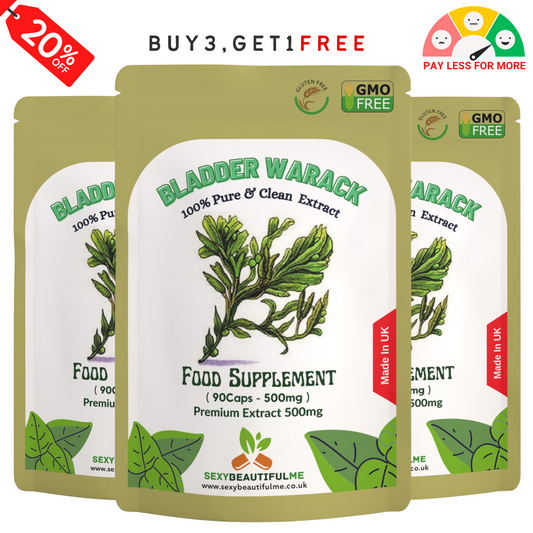 Sea Kelp (Bladderwrack Extract) Capsules 500mg–100% Natural–High Strength–Vegan