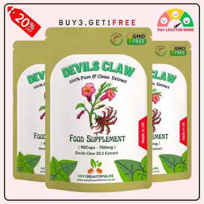 Devils Claw Capsules 14000mg Natural 700mg 20:1 Strong Effective Best Capsules