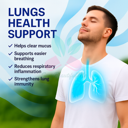 Lungwort Extract Capsules 550mg–Natural Lungwort Powder–Vegan & Strong Product