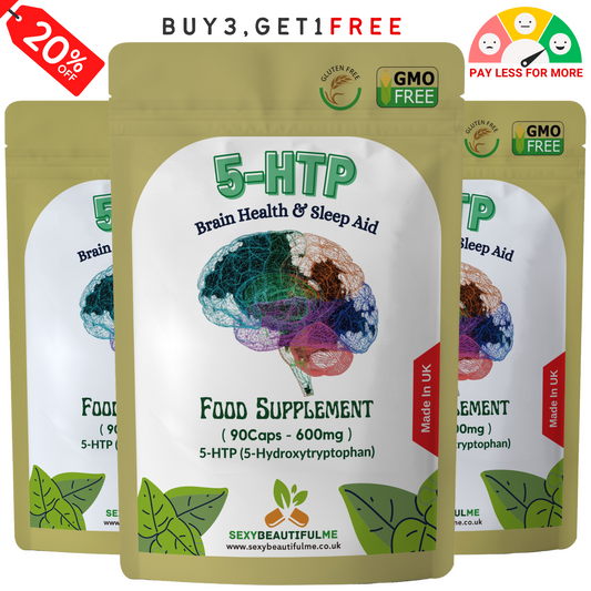 5-HTP 600mg Capsules–High Strength Griffonia Seed–Mood, Serotonin, Sleep &Stress