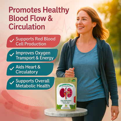 Potassium Citrate Capsules, 750mg-Kidney Health, Muscle Health & Blood Health
