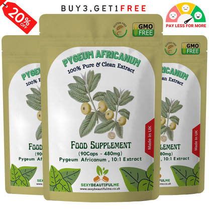 Pygeum Africanum Capsules 4800mg-Prostates Health,Healthy Urination&Men Health