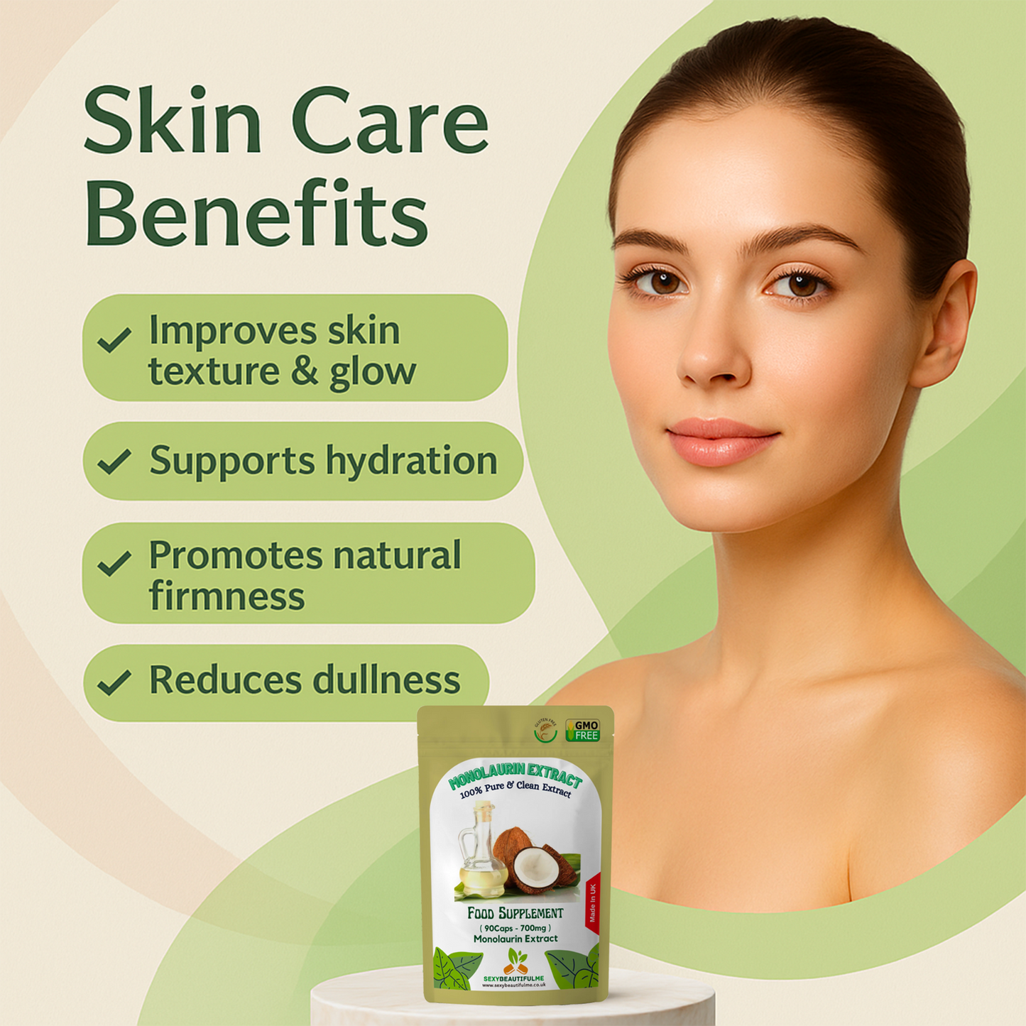 Monolaurin Capsules –700 mg | Boost Immune Health, Skin Care & Anti-Inflammation