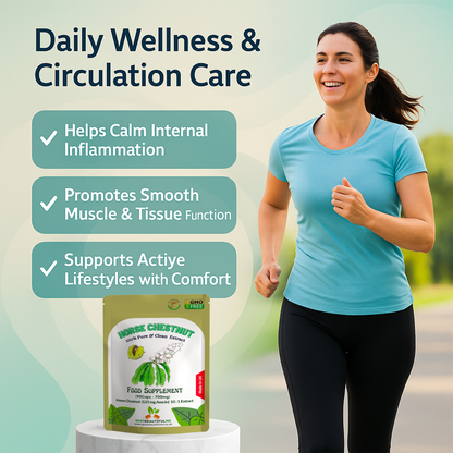 Horse Chestnut Extract Capsules 7000mg ( 125mg Aescin ) Anti-Inflammatory