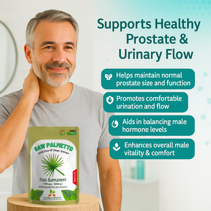 Saw Palmetto Capsules 5000mg-Vegan Cpasules -Hair Loss & Urinary Tract Prostate
