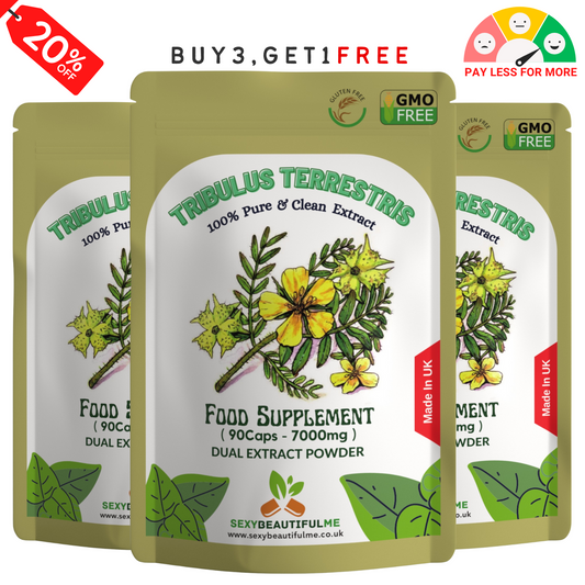 Tribulus Capsules 7000mg–Testosterone, Strength& Male Wellness–2:1 Extract-Vegan