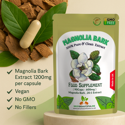 Magnolia Bark 12,000mg Capsules – Digestion Support & Weight Management, Vegan