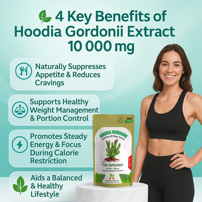 Hoodia Gordonii Extract Capsules 10000mg  Weight Loss  & Appetite Suppressor