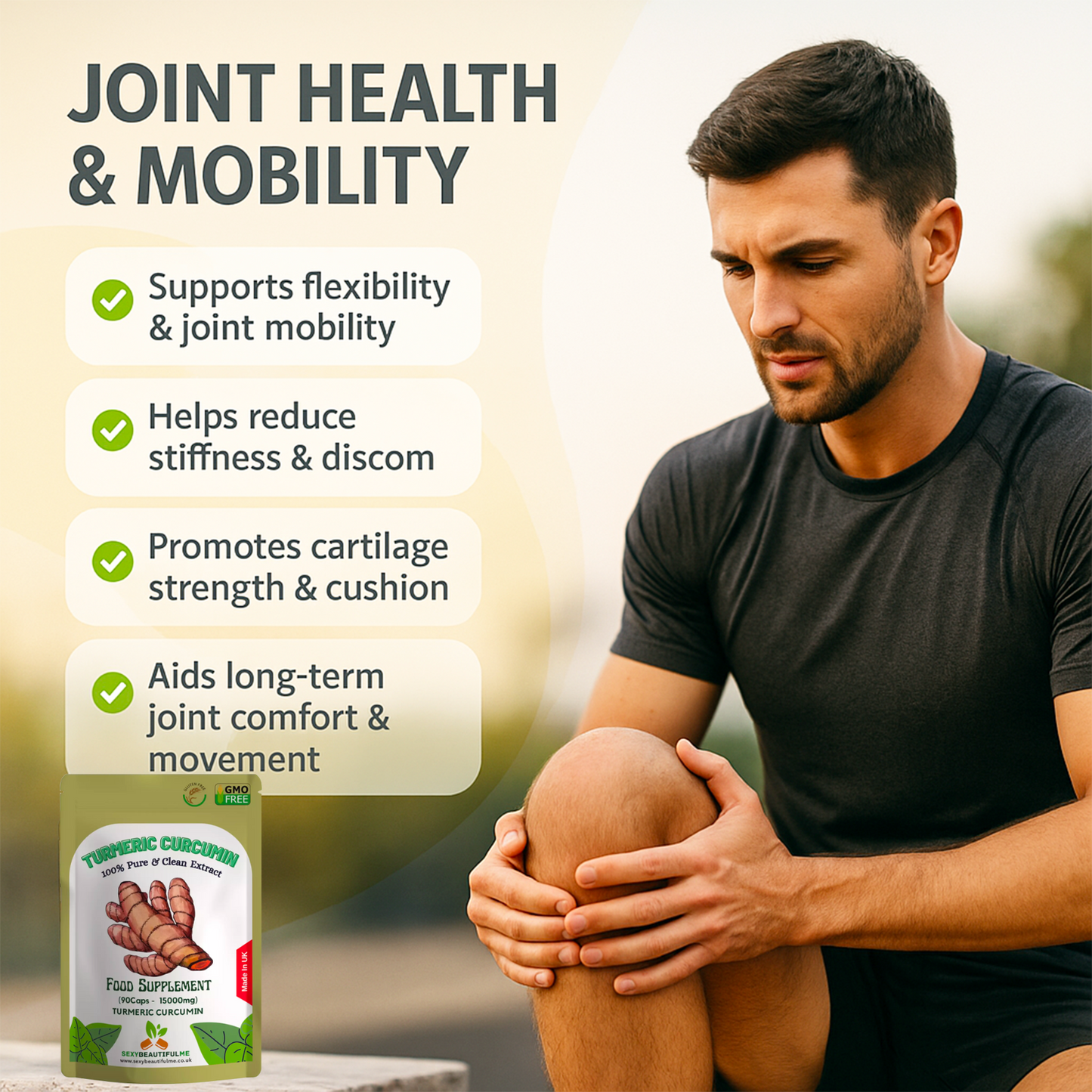 '' Turmeric Curcumin+BioPerine '' Capsule-15000mg-Joint Health & Immune Support