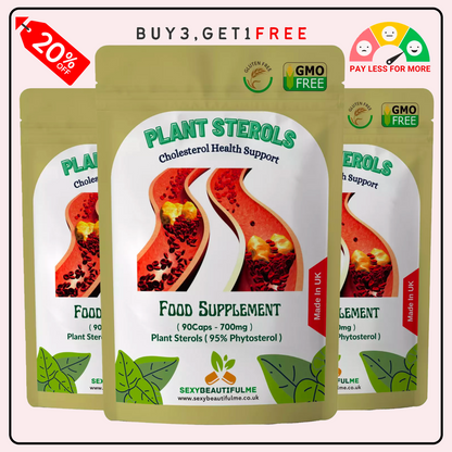 Plant Sterols Capsules 700mg (95% Phytosterol)-Lower Cholesterol & Heart Support