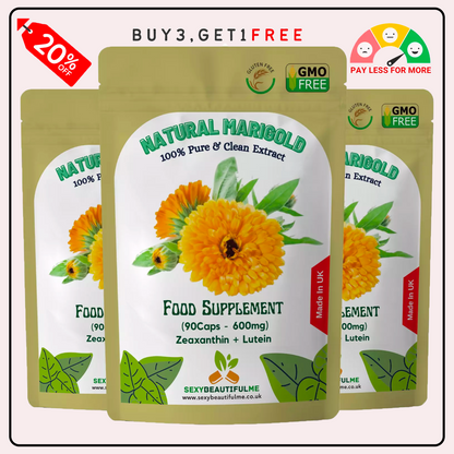 Lutein Capsules 600mg-Meso Zeaxanth 30mg-Marigold Extract-Eye& Vision Supplement