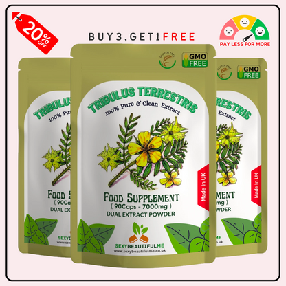 Tribulus Capsules 7000mg–Testosterone, Strength& Male Wellness–2:1 Extract-Vegan