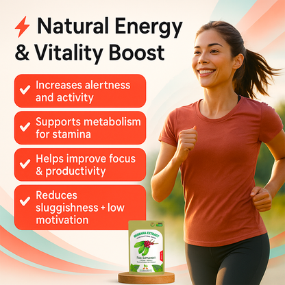 High Strength Guarana Extract 4000mg | 100% Natural | Weight & Energy Support