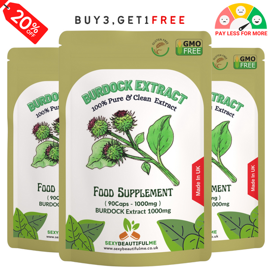 Burdock Root Extract Capsules ,1000mg-Detoxify, Liver Health & Blood health