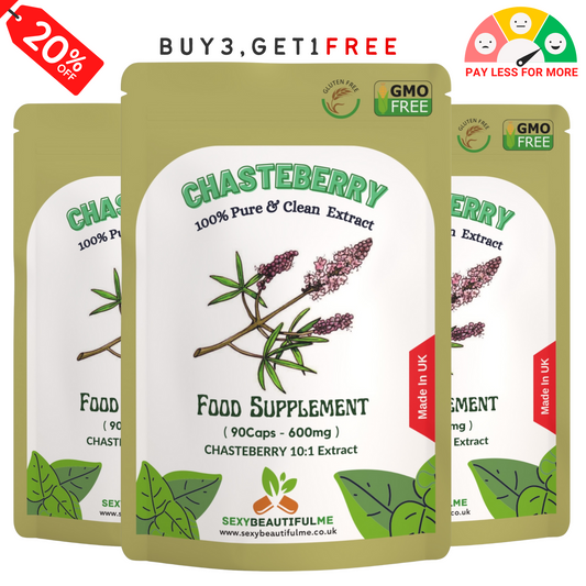 Vitex Fruit Capsules 6000mg (Chasteberry Fruit)-(Agnus Castus) Women's Health
