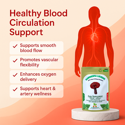 Reishi Mushroom 5500mg Capsules (Ganoderma Lucidum) – Strong & Effective – Vegan