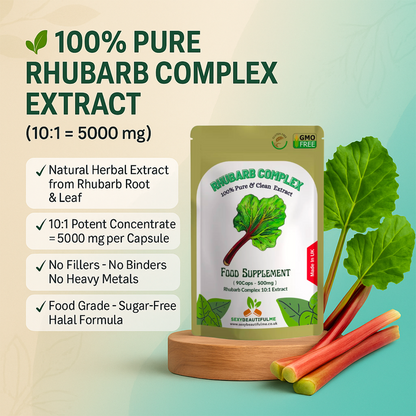 Rhubarb Complex Capsule 5000mg-Help Digestion Health & Weight Control Management
