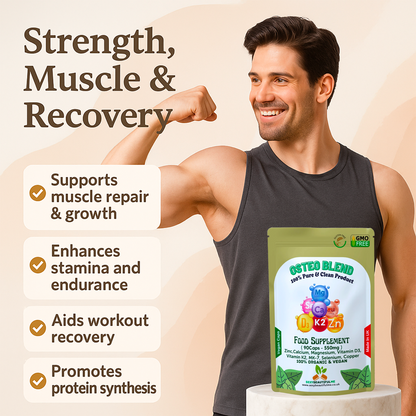 Osteo Blend Zinc+Calcium+Magnesium+Vitamin D3+vitamin K2+MK-7+Selenium+Copper