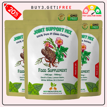 Joint Support Mix Capsule 7000mg-Devil Claw+Lemon Balm+While Willow-Joint Health