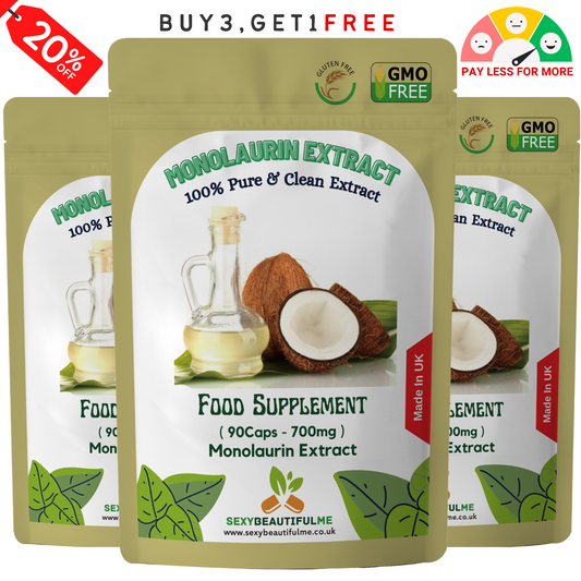 Monolaurin Capsules –700 mg | Boost Immune Health, Skin Care & Anti-Inflammation