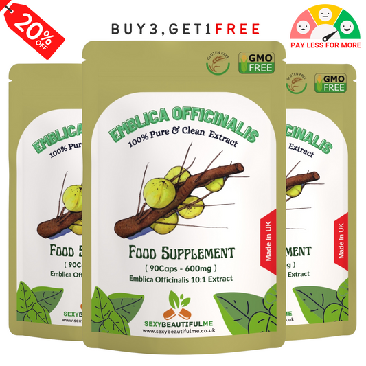 Emblica Officinalis 6000mg Capsules – Organic Amla (Phyllanthus) –Joint & Immune