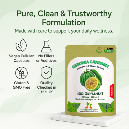 Garcinia Cambogia 3000mg Capsules – HCA Weight Management Supplement-100%Vegan